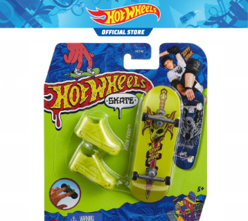 Hot Wheels Skate Tony Hawk Collector Set Fingerboard + Shoes NEON FURY Assortment