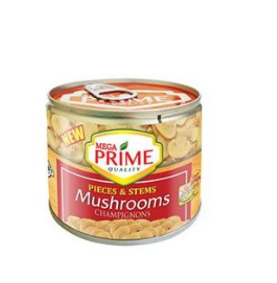 Mega Prime Pieces and Stems Mushroom 198g