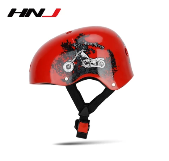 HNJ MOB-AA W-D Motorcycle Bike Nutshell Helmet Open Face Skateboard Helmets HNJ15