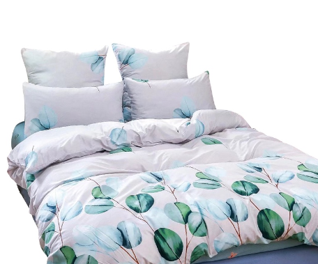 Socone 3IN1 Elegant Design Single Size Bedsheet Set 36*75+7.8 Fitted Sheet 4694-36