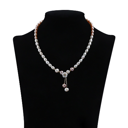 Fashion natural freshwater pearl necklace feminine and romantic accessories