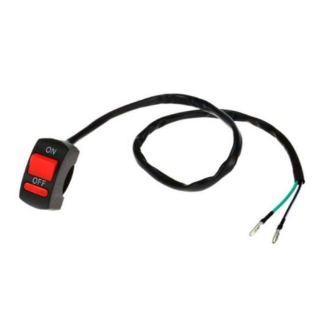 Motorcycle ATV Light Switch On/Off Button