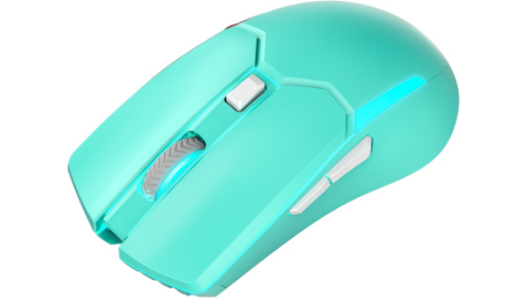 Venom II WGC2 Wireless Gaming Mouse 2.4GHZ with RGB Lighting Effect Mint Green Edition