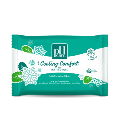 Ph Care Cooling Comfort Wipes 10's