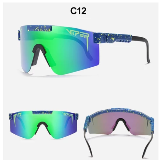 Viper Sports Sunglasses UV400 Outdoor Polarized Sports Eyewear Fashion Bike Bicycle Sunnies Mtb Goggles with Case Protection Cycling