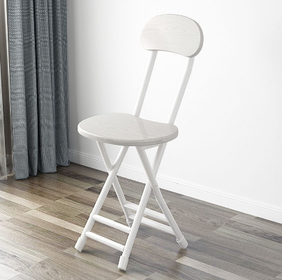 Amaia Furniture Foldable Chair Leisure Portable Lunch Break Wooden Chair