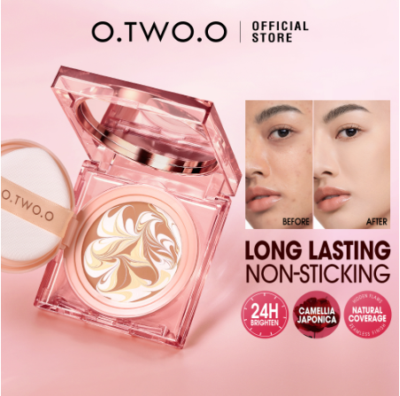O.TWO.O Cushion Cream Foundation Full Coverage Foundation Matte Flawless Essence Natural Face Makeup