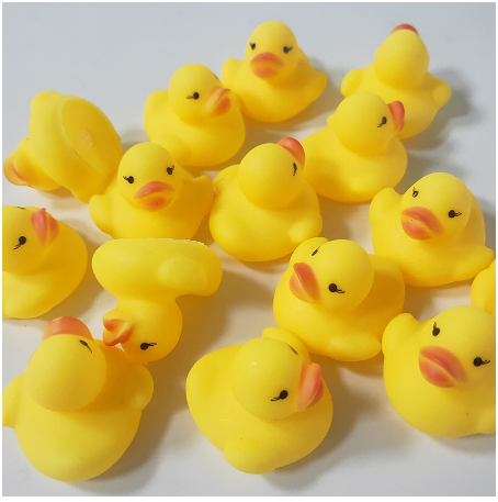 10pcs/5pcs Squeaky Duck Yellow Duck Baby Bath Toys with Sound set baby bath toys little yellow duck