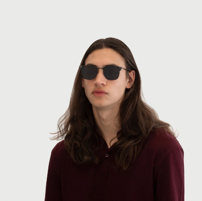 Sunnies Studios Bastian (Browline Fashion Sunglasses for Men)