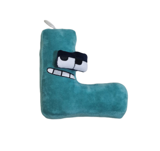 26 Alphabet Legend Plush Toy 0-10 Number Pillow Building Block Doll Children Birthday Party Gift L