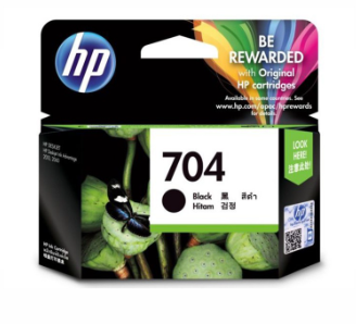 HP Original 704 Ink Black 704 Cn692Aa Black Ink Cartridge
