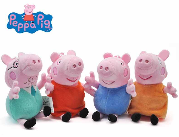 Peppa Family Pig Stuffed Toy 7 Inches