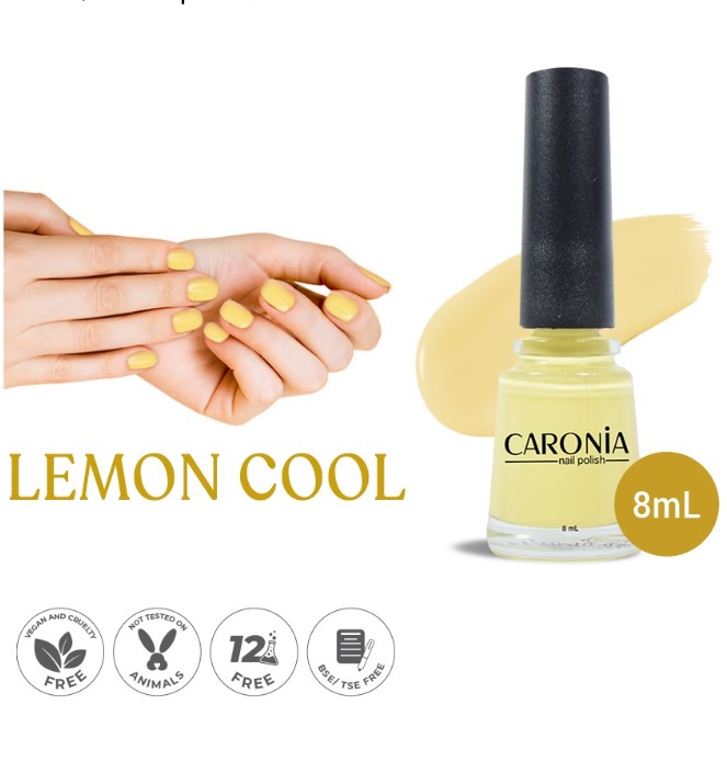 Caronia Nail Polish Lemon Cool 8ml