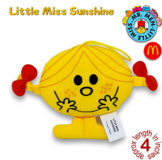 Mr Men Little Miss McDo Hanging Plushies Bag Charm Stuffed Toys McDo34