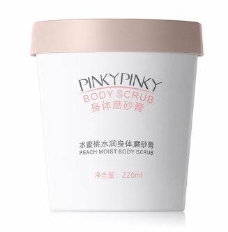 PinkyPinky Peach Moisturizing Body Scrub 220ML