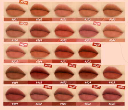Focallure Newest Texture Velvet Matte Lipstick Tint Silky-Smooth Waterproof Lip Stick Beauty