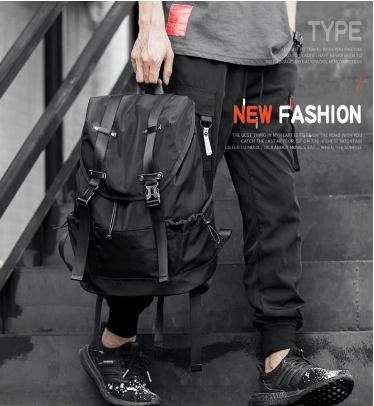 SENSI PIC#Outdoor men's backpack Korean fashion style student backpack