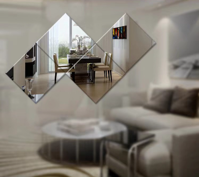 HD full-length mirror Stitching mirror wall-mounted self-adhesive mirror pasted wall glass mirror