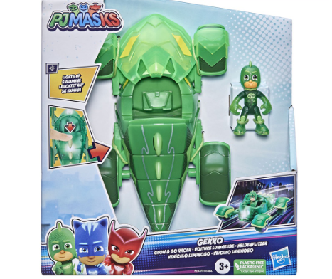 PJ Masks Glow and Go Tech Racer Gekko Racer