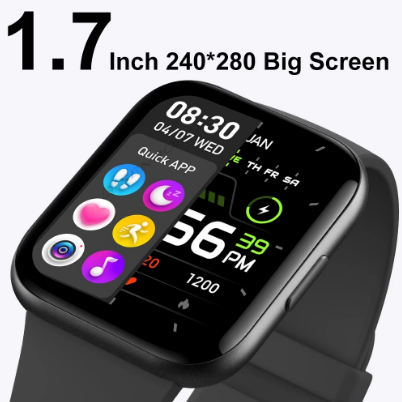 FILIEKEU Fashion Smart Watch Men Women Ip68 Waterproof Sports Fitness Tracker Bluetooth Silicone Couple Plus Free Case