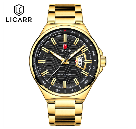 LICARR Brand Original Men's Watches Fashion Quartz Casual Waterproof Sports Watches 9516 001