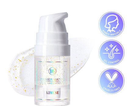 Kimuse Gold Foil Zero Pore Matte Pore Liquid Foundation Primer Make Up Base