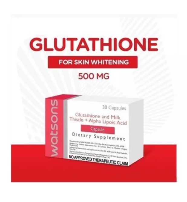 Watsons Glutathione and Milk Thistle + Alpha Lipoic Acid Capsules (Sold per Piece)