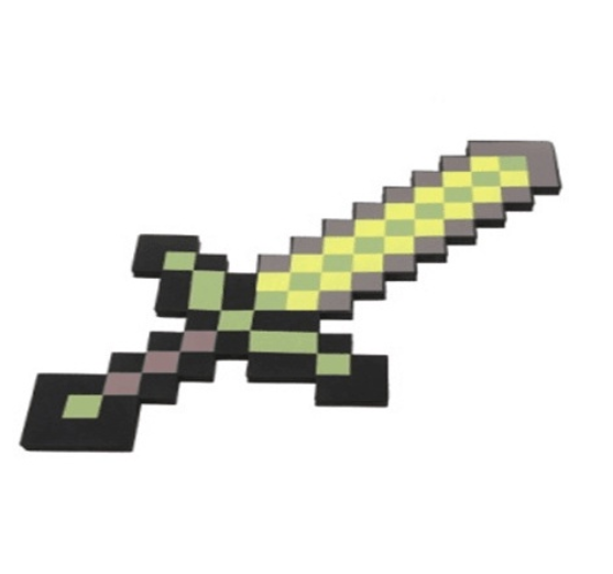 Game Eva Foam Diamond Pickaxe Axe Hamaxe Swords Model Toy Kids Gift Action Figure Toys Cosplay Props A9