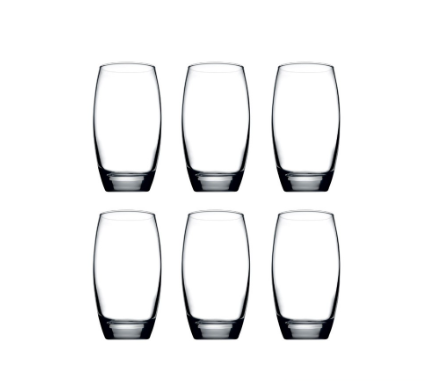 Pasabahce Barrel Long Drink 16.5oz, Set of 6 (41020)