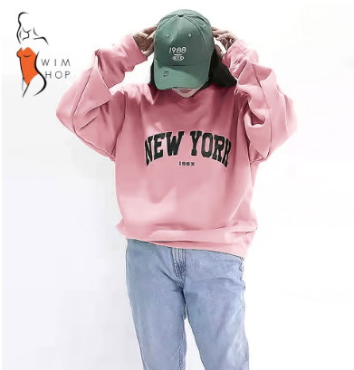 SS JACKET States Sweater Long Sleeve Pullover Oversized Loose Fit wt0164