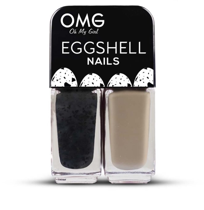 OMG Eggshell Nail Polish Parrot 5ml x 2