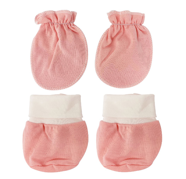 Newborn and Infant Gloves and Socks Sets for Baby Boy and Baby Girl SM2