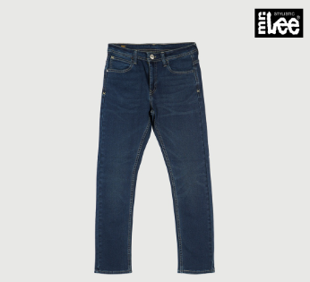 Stylistic Mr. Lee Basic Denim Stretchable Pants for Men Super Skinny Mid Rise 137709-U (Dark Shade)