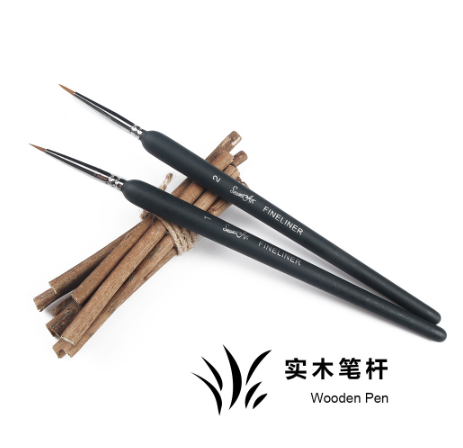 SeamiArt 1pc Hook Line Paint Brush Set Watercolor Acrylic Oil Painting Drawing Liner Pen Detail Paint Brush