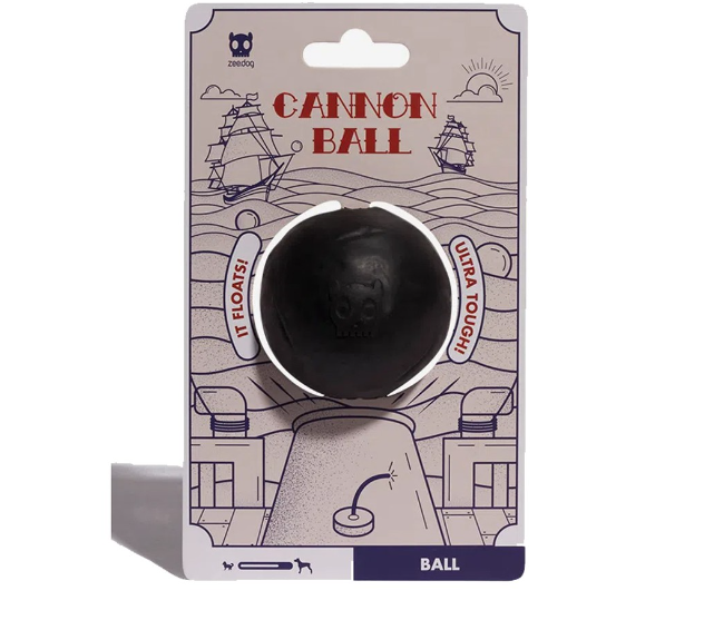 Zeedog Treat Dispensing Dog Toy [Cannon Ball]