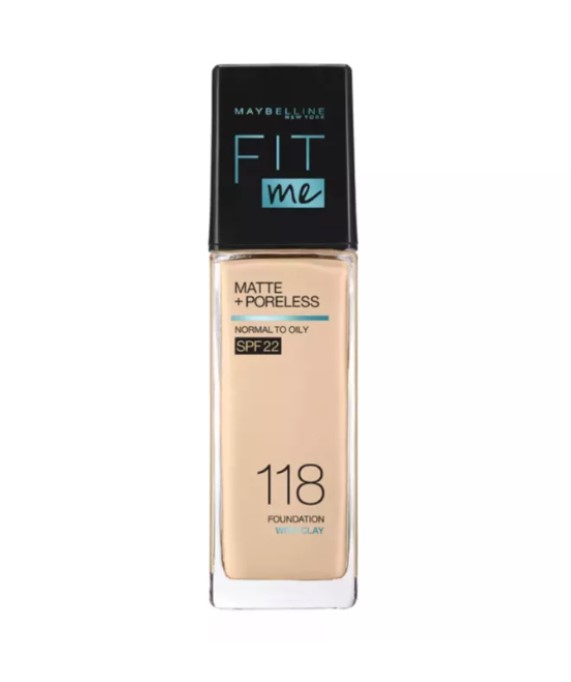 Maybelline Fit Me Matte+Poreless Liquid Foundation 30 ML with SPF 22 PA++
