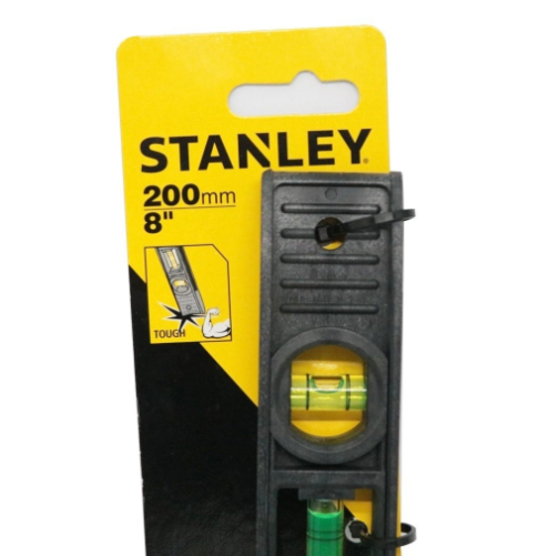 Stanley 8" Magnetic Level Torpedo (3 Vials)