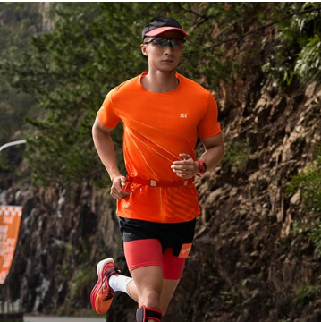 361 Degrees Men Sports Vest Short-Sleeved Shorts Running Clothing Marathon