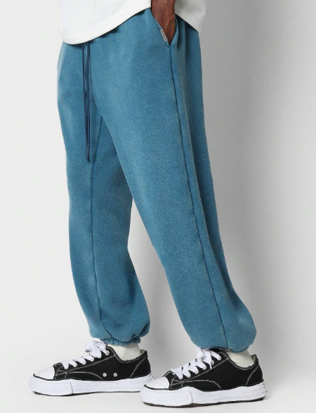 SUMWON Drop Crotch Washed Jogger
