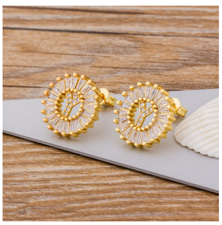 26 Initial Letter Earrings for Women Hypoallergenic Accessories Cute Alphabet AAA CZ Gold Stud Hikaw Jewelry Y