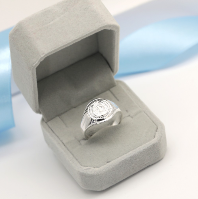 SILVER M029 Italy 92.5 Silver Men's Ring