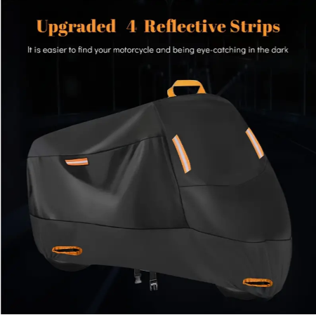 Motorcycle Cover Rainproof And Sunscreen Car Coat Cover Thickened Oxford Cloth Dust Cover Built-in Anti-theft Buckle Car Coat Cover Cover