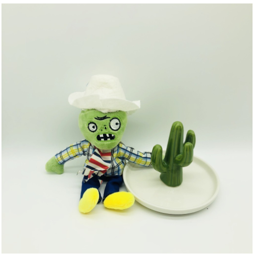 10cm Plants vs. Zombies Plush key chain PVZ Plush Doll Pendant Peashooter Sunflower Ice Dolls Zombie Rag Accessories Doll PVZ25