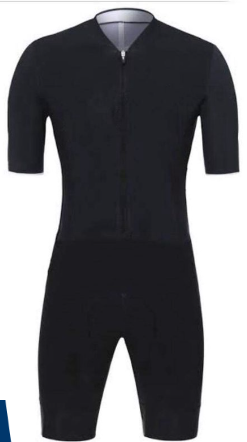 powerband cycling jersey set One Suit skinSuit mountain bike trisuit plain black