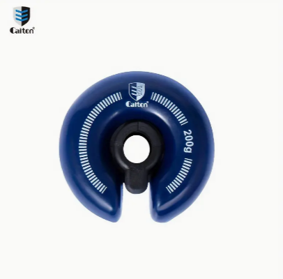 Caiton 1pc Golf Swing Trainer, Weighted Ring, Adjustable Golf Club Weight For Swing Practice, Durable Rubber Golf Accessories