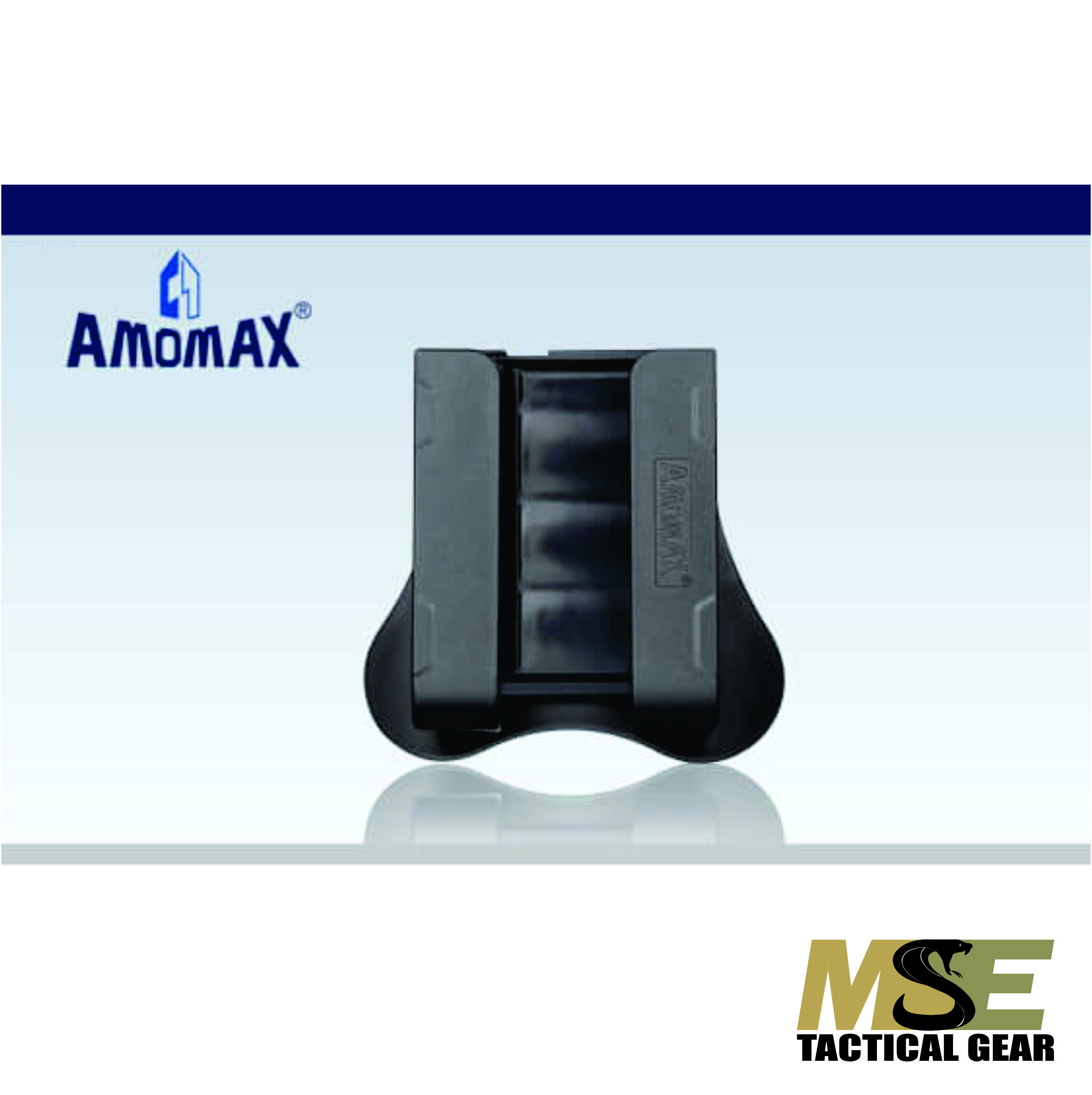 Shotshell Holder, Universal 12GA in 2.75" and 3",  for 4 Rounds, 360 degree Rotatable, Made of High Tech Polymer Material, Color Black