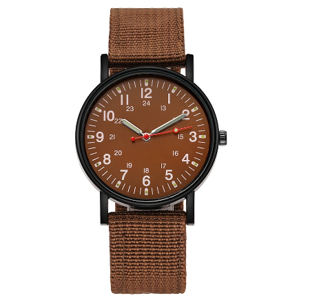 Men Canvas Strap Sports Watch Anlog Quartz Military Watches M3