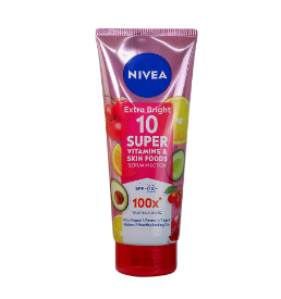 NIVEA Extra Bright 10 Super Vitamins & Skin Food Serum in Lotion 320ML