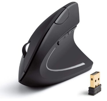 2.4GHhz Wireless Ergonomic Mouse Battery Operated