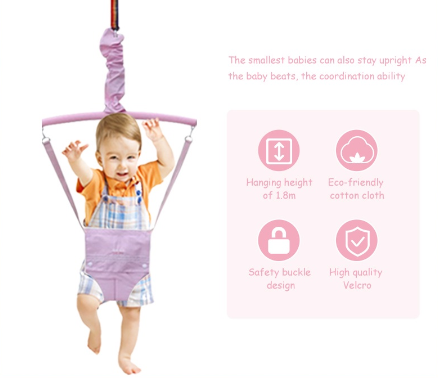 Baby Swing Baby Bounce Seat Infant Standing Door Jumper Outdoor Toddlers Hammock Pod Swing Children